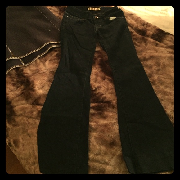 Dark wash J brand flared jeans