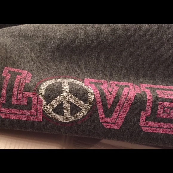 Victoria's Secret Hoodie • Love/Peace • MED