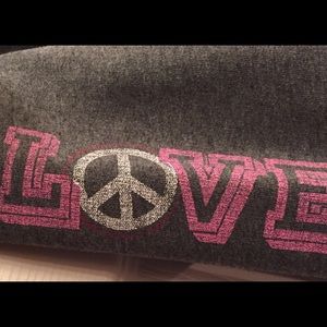 Victoria's Secret Hoodie • Love/Peace • MED