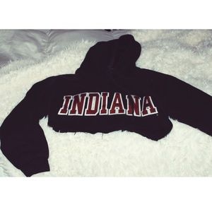 Indiana cropped sweatshirt