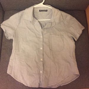 BRANDY MELVILLE cropped button up shirt