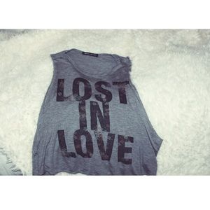 "Lost in Love" muscle tee