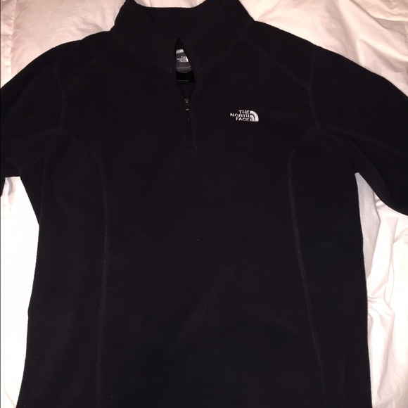 Women's MEDIUM Half Zip North Face Pullover