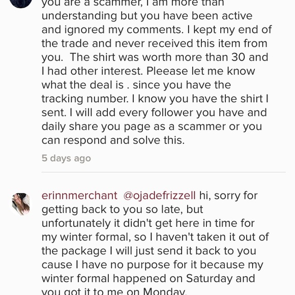 @erinnmerchant is a thief and scammer! - Picture 4 of 4