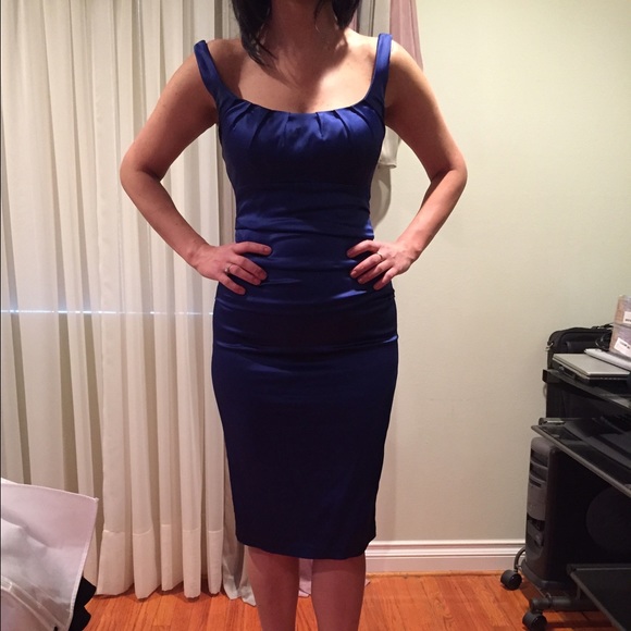 Off the shoulder cocktail dress