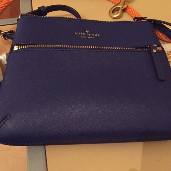 Kate spade cross body bag blue