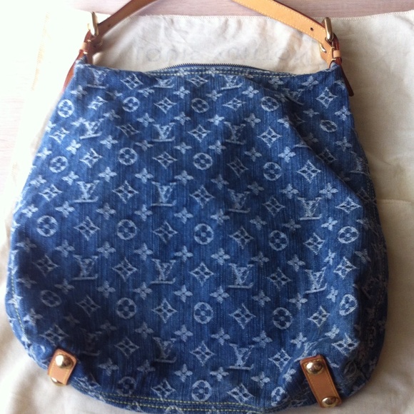 SOLD -Authentic Louis Vuitton denim GM - Picture 4 of 4