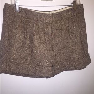 Express design studio tweed shorts