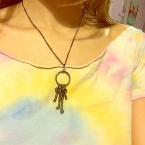 Key ring necklace