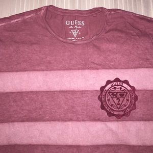 Guess red striped t-shirt