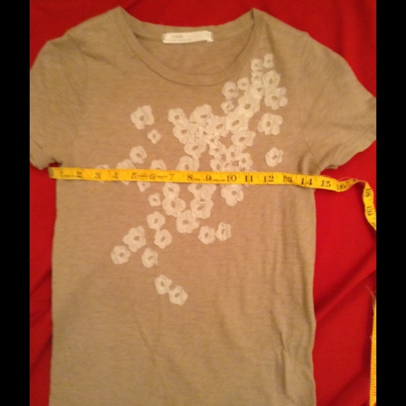 J. Crew flower tee - Picture 3 of 4
