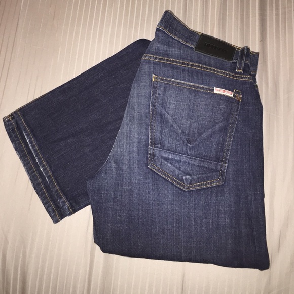 Hudson men's dark blue jeans