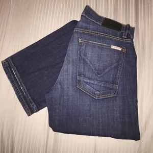 Hudson men's dark blue jeans