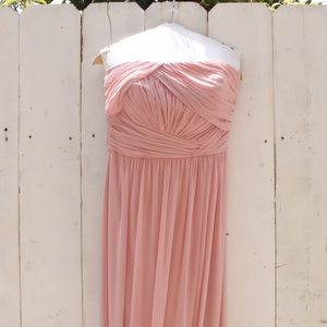 Dessy bridesmaid dress. #2910. Size 14. Blush.