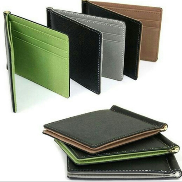 Men's Wallet with Money Clip - Picture 2 of 4