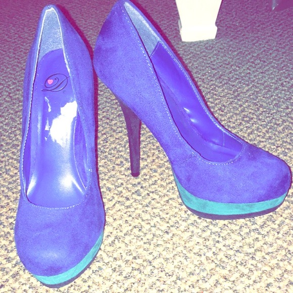Color block heels- NWOT