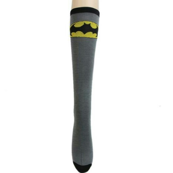 Batman Knee High Socks with Cape - Picture 2 of 3