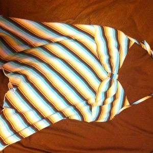 Cute striped halter top