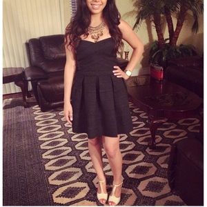 Strapless Skater Dress