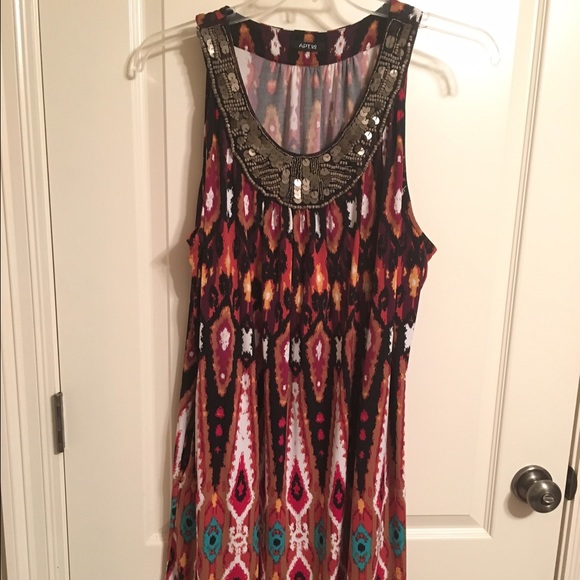 Southwestern print dress