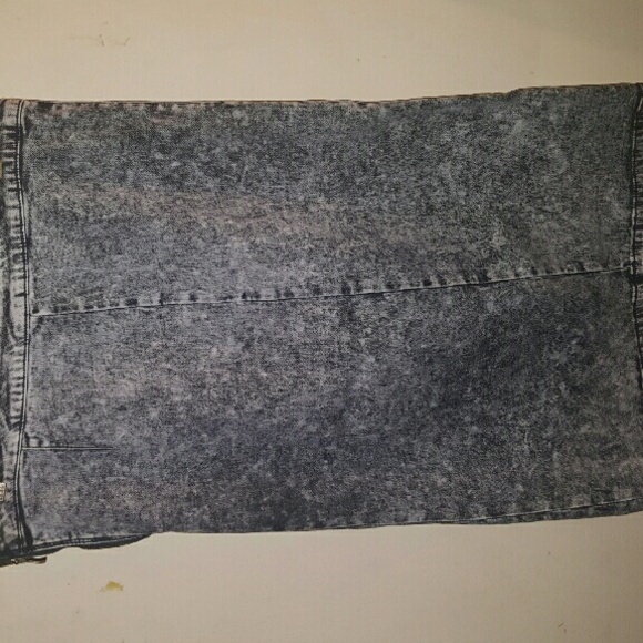 Denim Pencil Skirt