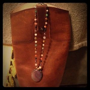 Beautiful multi-colored stone necklace