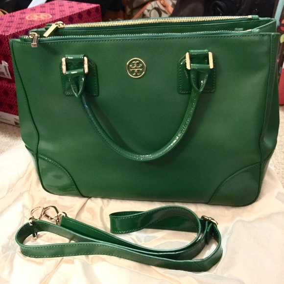 tory burch purse green