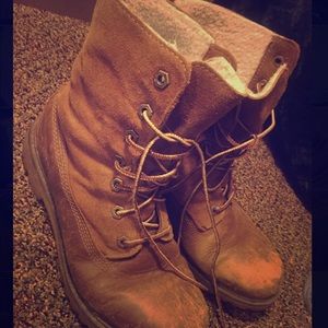 sherpa lined comfy tims timberland size 6.5