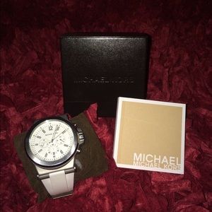 Authentic Michael Kors White Watch