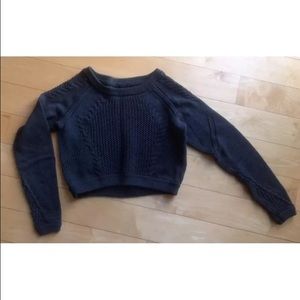 LULULEMON Be Present Cropped Sweater Dark Gray 4