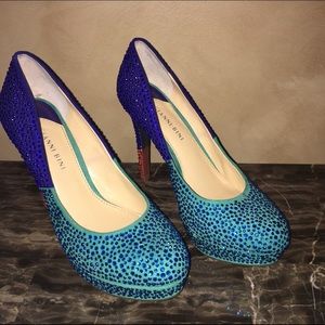 Gianni Bini Multi Colored Sparky Heels