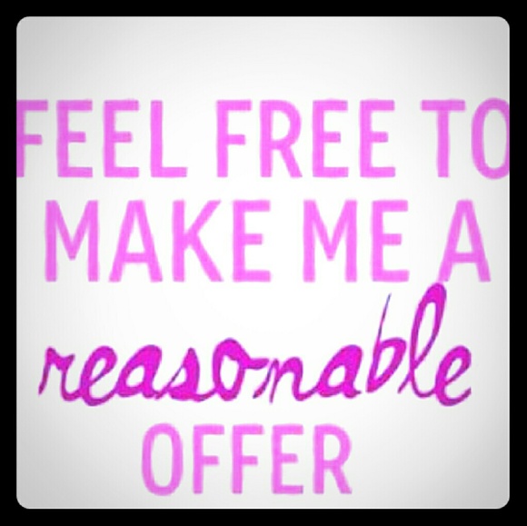 ??????Make Me Reasonable Offers??????