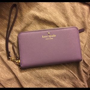 Kate Spade wallet with wrist strap