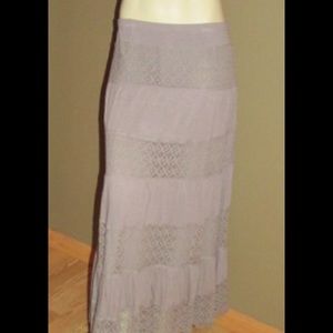 INC taupe skirt
