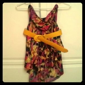 Strapless dress asymmetrical
