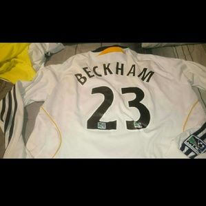 La Galaxy David Beckham Soccer Jersey