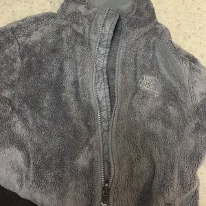 The North Face grey osito jacket