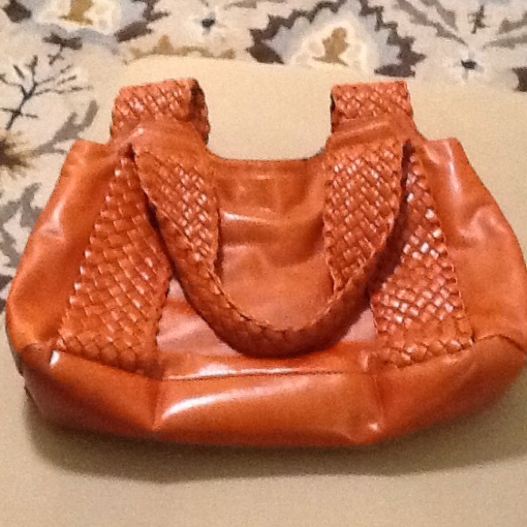 Anthropologie  Deux Lux M tote bag leather rust