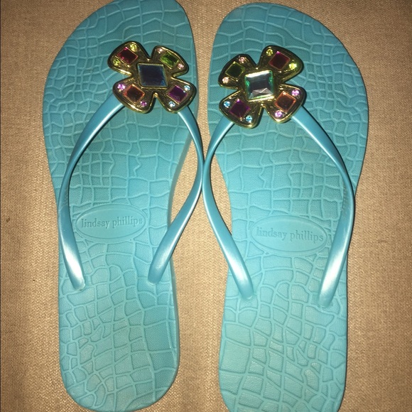 Lindsay Phillips flip flops