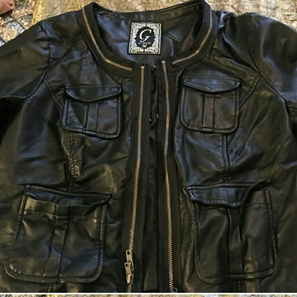 G by Guess Faux Leather Jacket