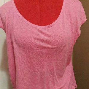 Loose Lace Backed Shirt From Pink