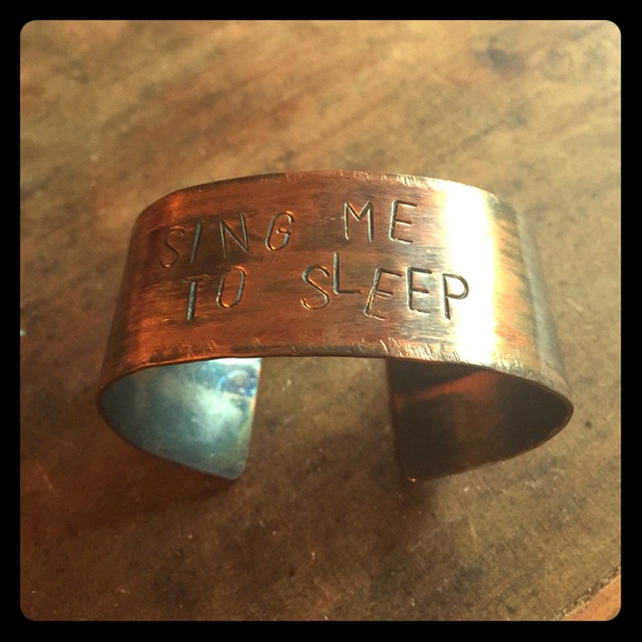 Copper Cuff SING ME TO SLEEP