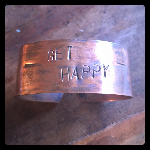 GET HAPPY Copper Cuff