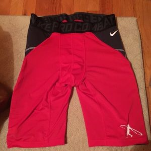 Men's Nike Pro Combat sliding shorts