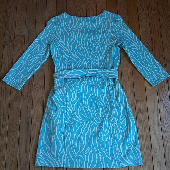 Lilly Pulitzer Aqua Zebra Dress - Picture 2 of 8
