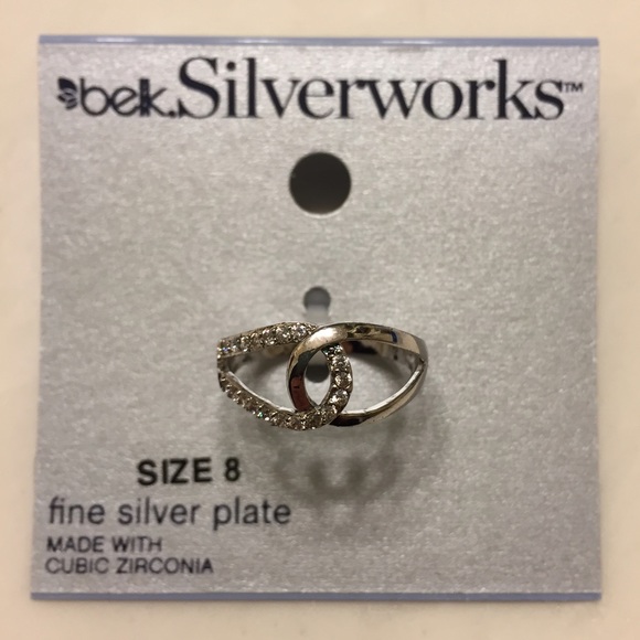 🛍MUST BUNDLE / NWT Belk sterling silver & CZ ring