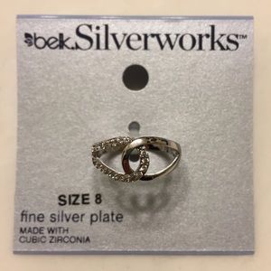 🛍MUST BUNDLE / NWT Belk sterling silver & CZ ring