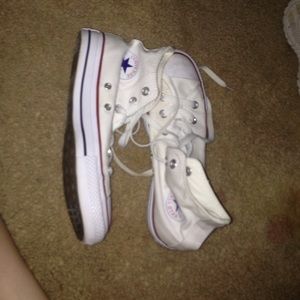 white high top converse