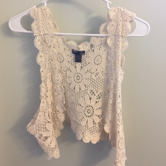 NWOT Boho Chic Lace Vest ~*Seen on Polyvore!*~