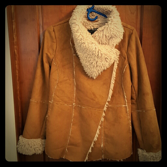 Women's faux suede jacket